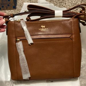 Radley London Postman’s Mark Medium Crossbody Purse Tan Brown